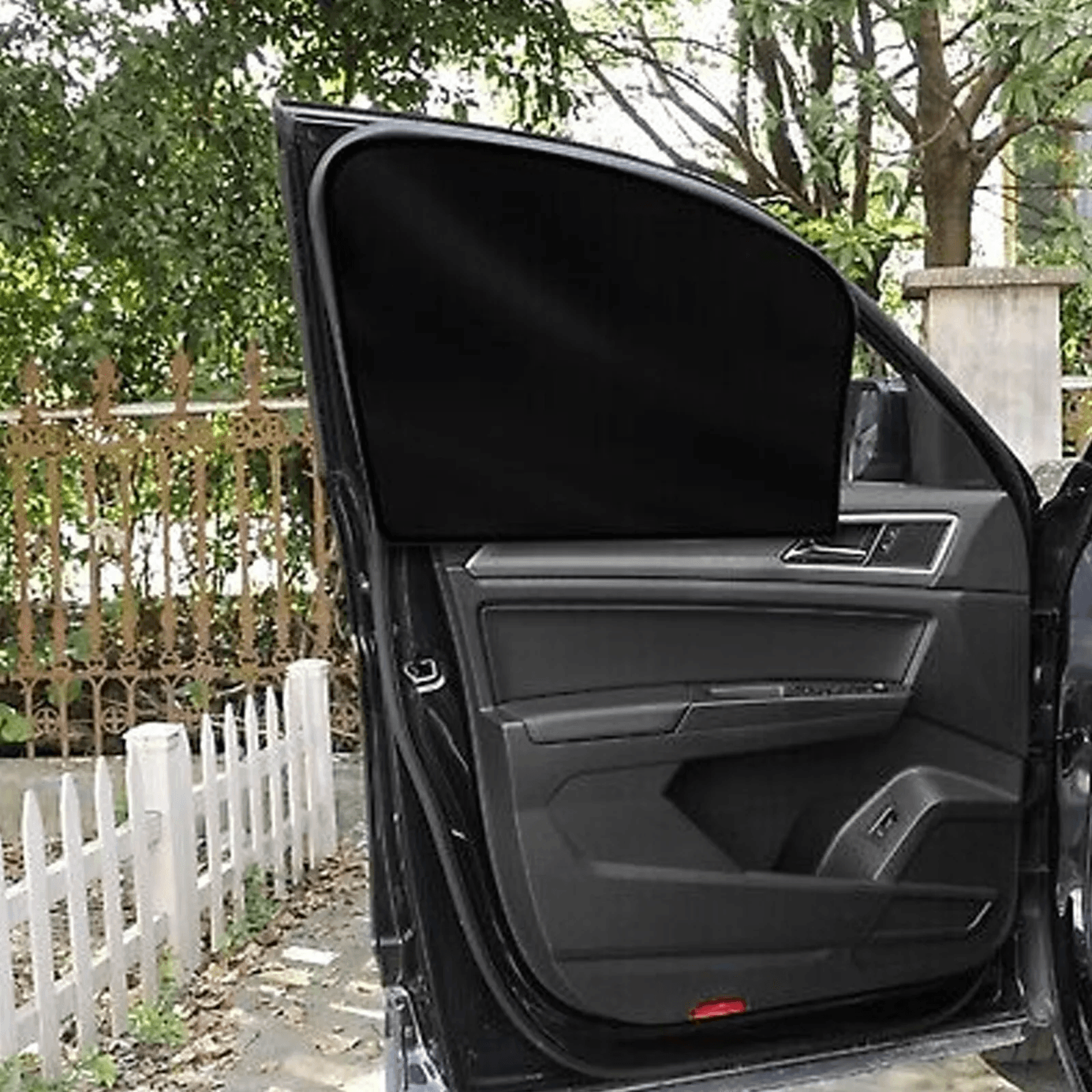 4X Magnetic Car Side Front Rear Window Sun Shade Cover Mesh Shield UV Protection 7