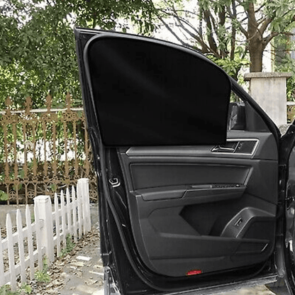 4X Magnetic Car Side Front Rear Window Sun Shade Cover Mesh Shield UV Protection 7