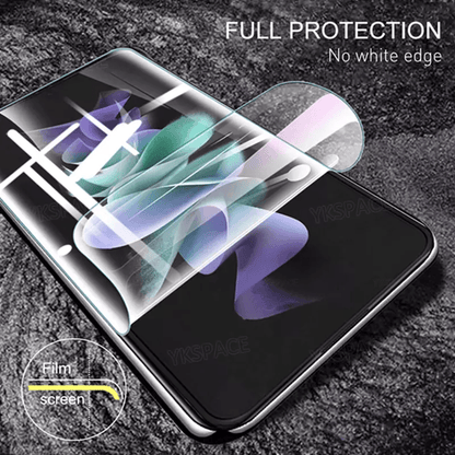 For Samsung Galaxy Z Flip 3 5G Soft Hydrogel Screen Protector Film  HD Lens Cover Full Coverage Ant 1