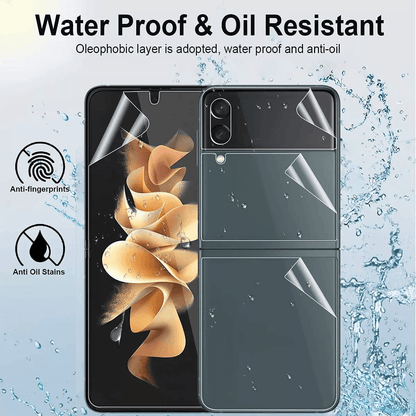 For Samsung Galaxy Z Flip 3 5G Soft Hydrogel Screen Protector Film  HD Lens Cover Full Coverage Ant 11
