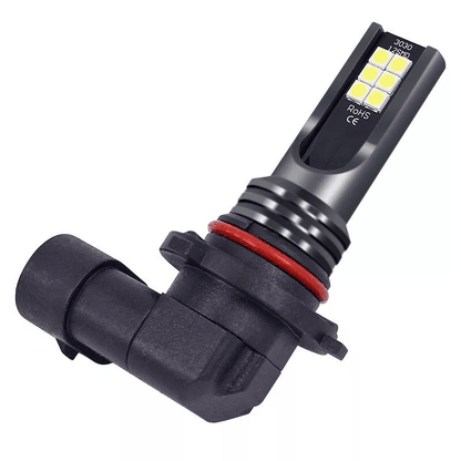 9005 9006 LED Headlights Kit Combo Bulbs 8000K High Low Beam Super White Bright  300 Brighter Plug  4