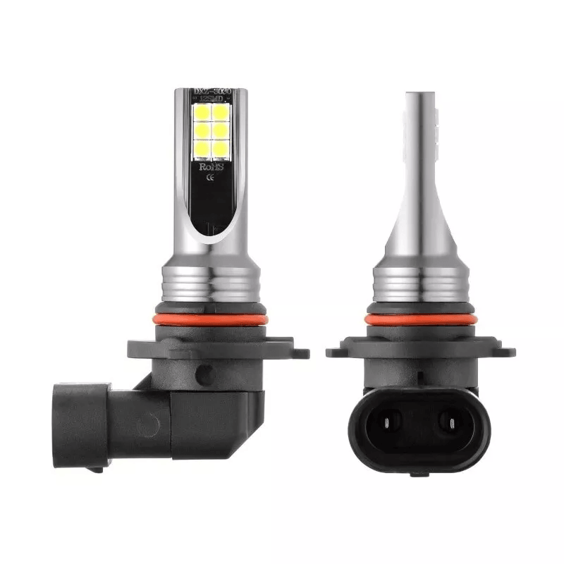 9005 9006 LED Headlights Kit Combo Bulbs 8000K High Low Beam Super White Bright  300 Brighter Plug  5