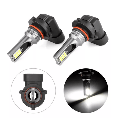 9005 9006 LED Headlights Kit Combo Bulbs 8000K High Low Beam Super White Bright  300 Brighter Plug  6
