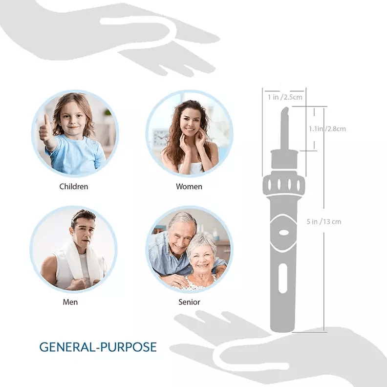 Electric Cordless Vacuum Ear Cleaner Wax Remover  Safe  Painless Ear Wax Removal Tool With Soft Tip 8