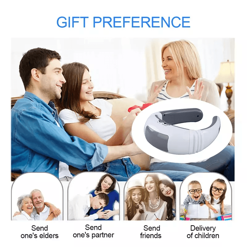 Electric Cervical Pulse Neck Massager Smart Muscle Relax Massage Device With Magnetic Therapy  8 Mo 1