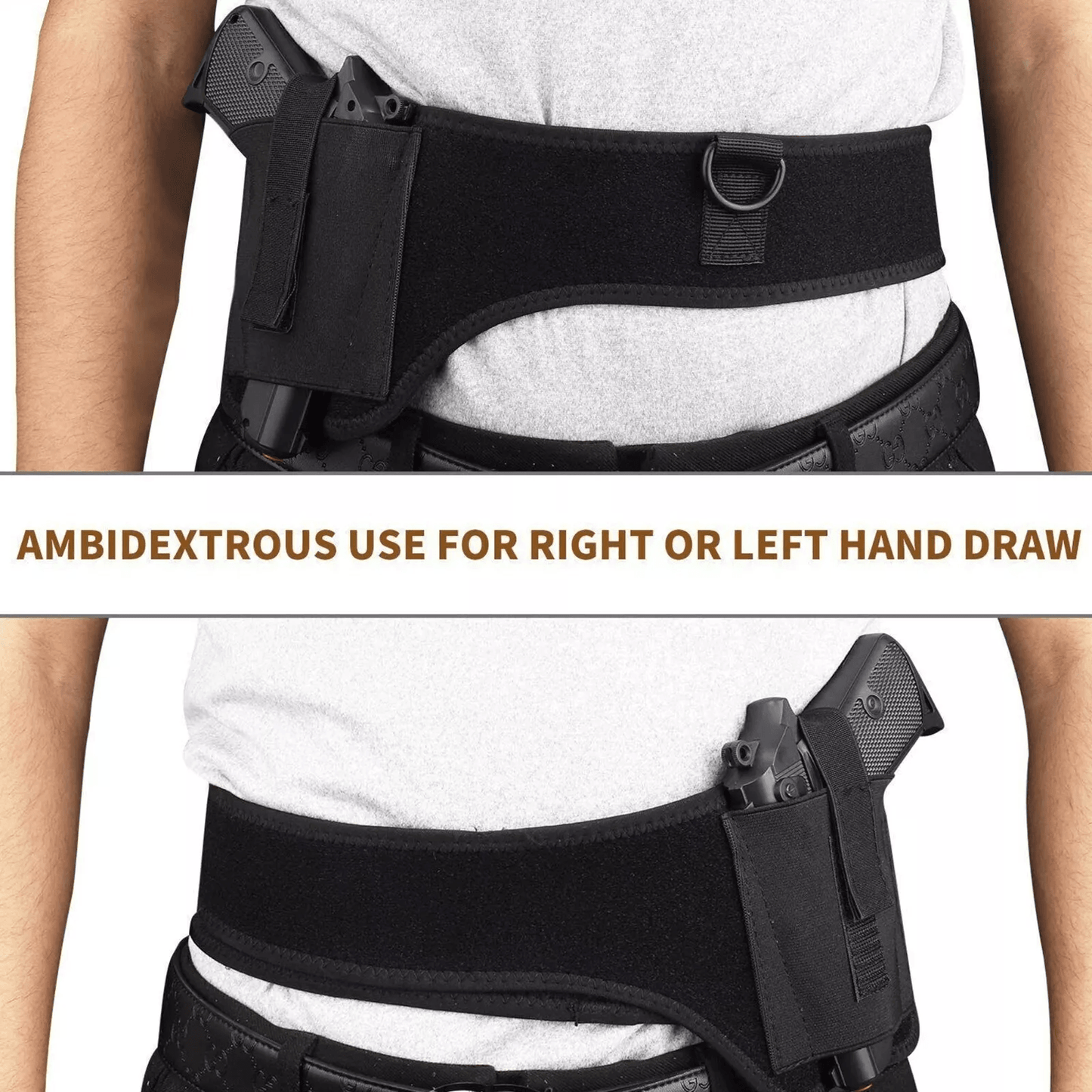 Tactical Concealed Carry Shoulder Waist Pistol Holster Universal Hand Gun Holder Pouch With Adjusta 8
