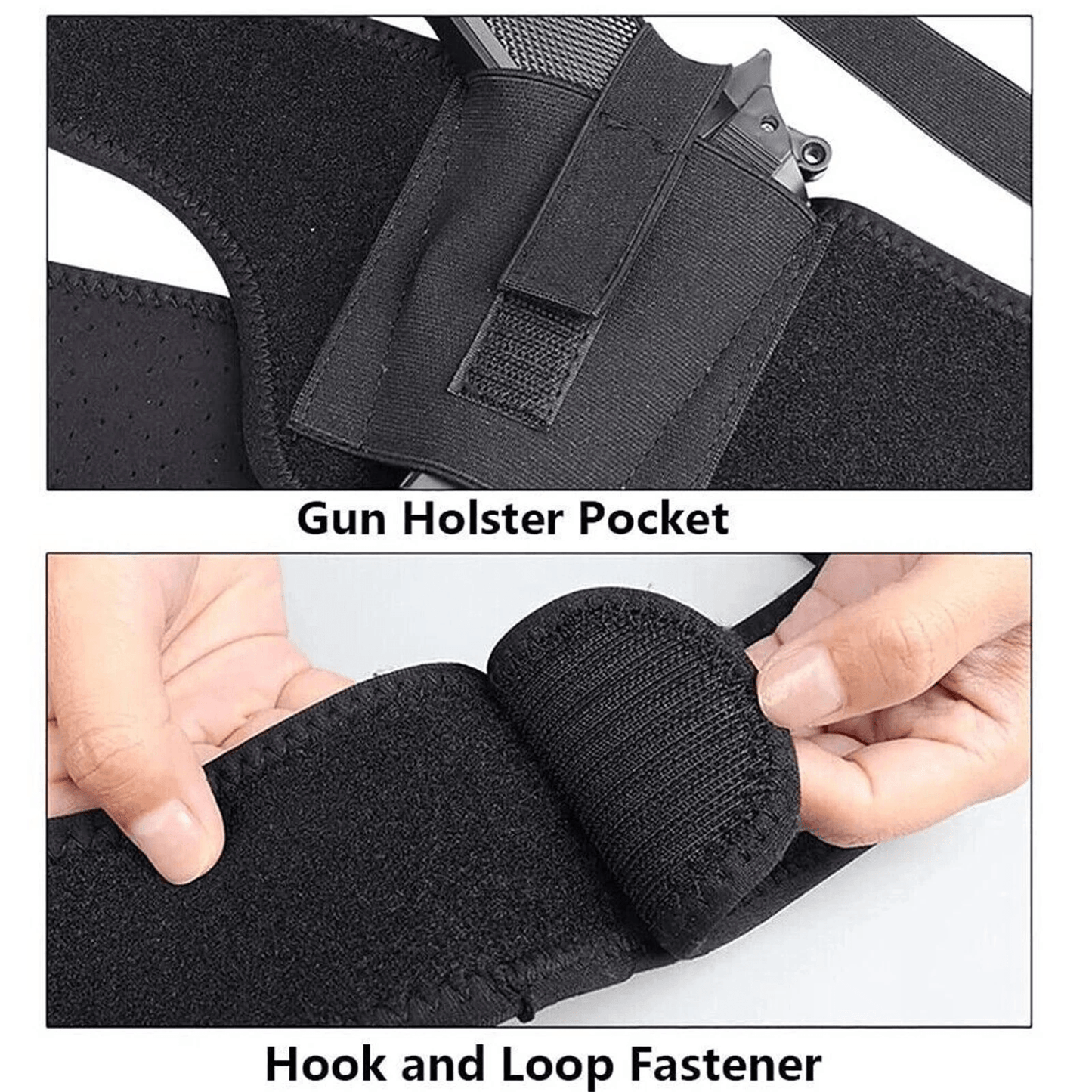 Tactical Concealed Carry Shoulder Waist Pistol Holster Universal Hand Gun Holder Pouch With Adjusta 9