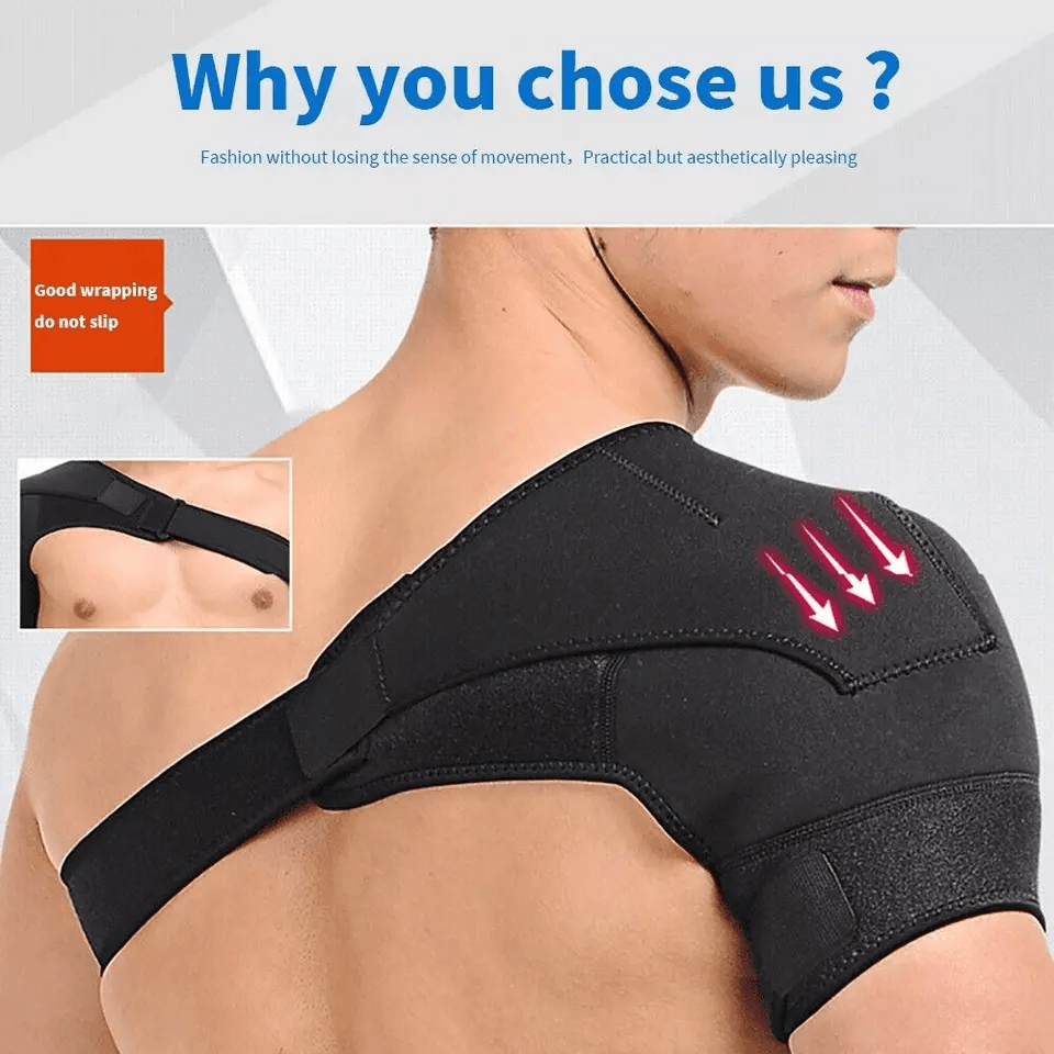 Shoulder Support Brace With Compression Sleeve For Torn Rotator Cuff Frozen Shoulder  AC Joint Pain 8