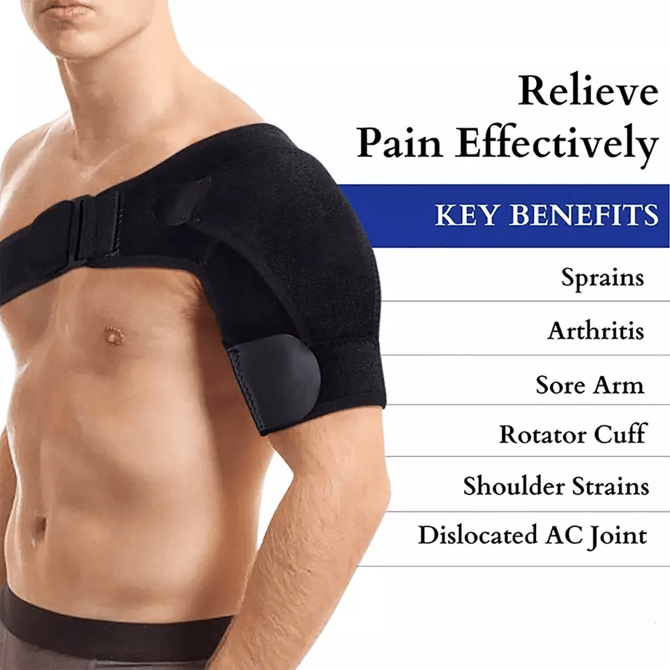 Shoulder Support Brace With Compression Sleeve For Torn Rotator Cuff Frozen Shoulder  AC Joint Pain 3