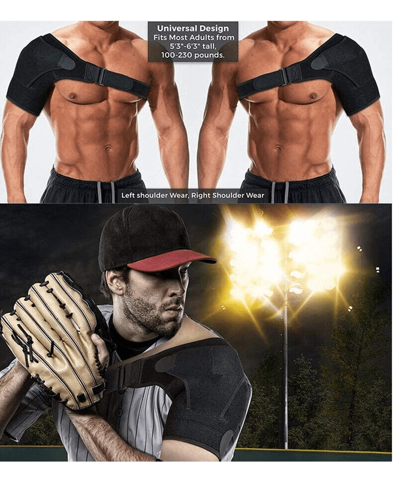 Shoulder Support Brace With Compression Sleeve For Torn Rotator Cuff Frozen Shoulder  AC Joint Pain 11