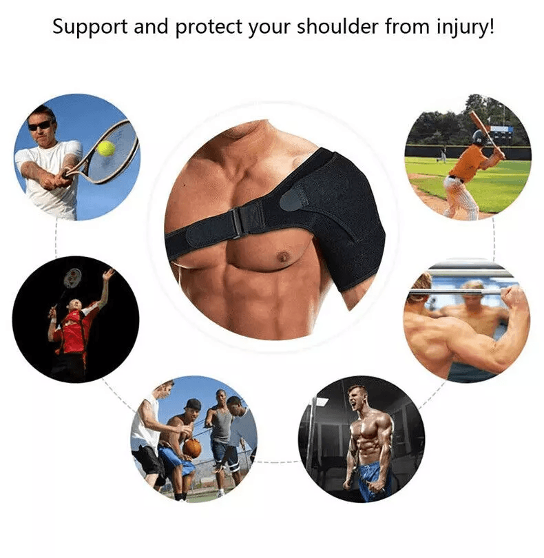 Shoulder Support Brace With Compression Sleeve For Torn Rotator Cuff Frozen Shoulder  AC Joint Pain 15