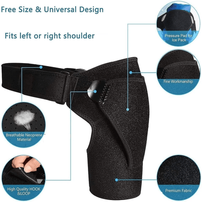 Shoulder Support Brace With Compression Sleeve For Torn Rotator Cuff Frozen Shoulder  AC Joint Pain 5