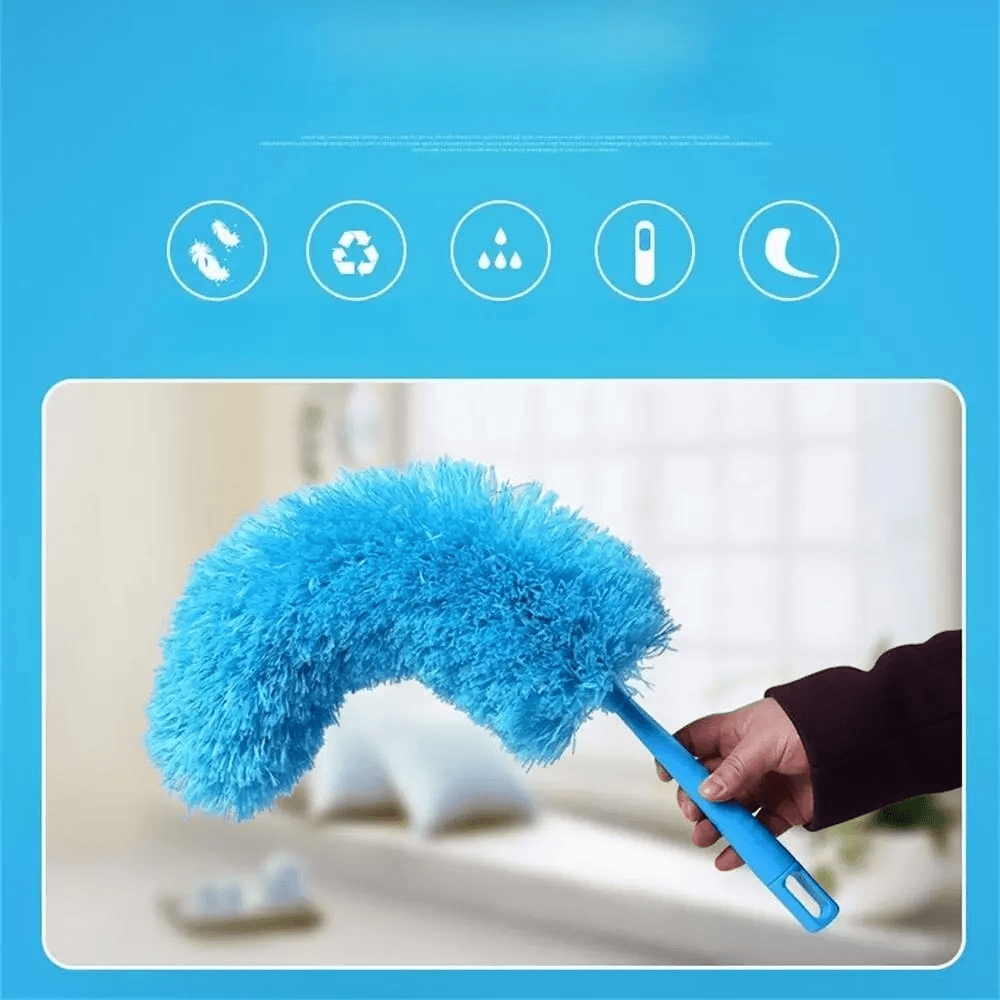 Microfiber Duster Cleaning Brush With Long Bendable Handle Soft Dust Cleaner For Ceiling Fan Blinds 3