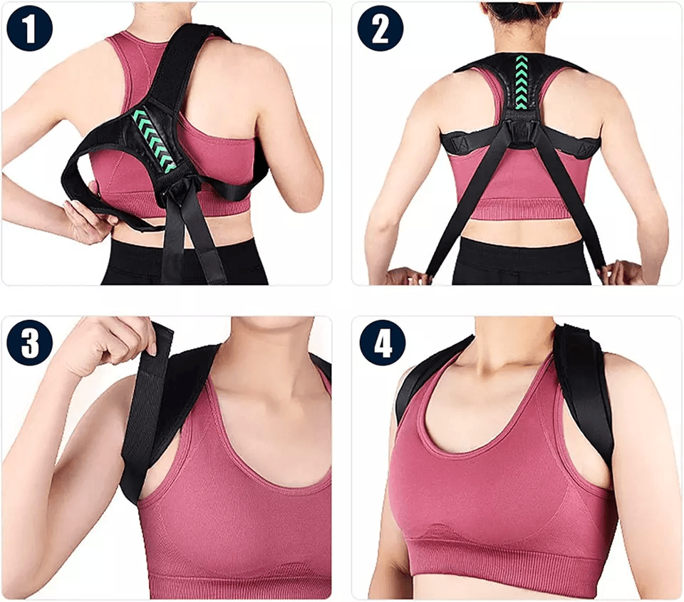 Back Support Posture Corrector Brace With Adjustable Shoulder Strap Relieves Back Pain And Improves 5