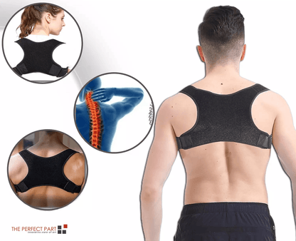 Orthopedic Adjustable Posture Corrector Back and Shoulder Support Brace Belt for Men & Women, Spine Alignment