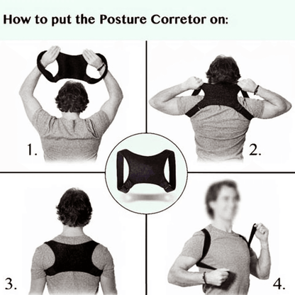 Orthopedic Adjustable Posture Corrector Back And Shoulder Support Brace Belt For Men  Women Spine A 9
