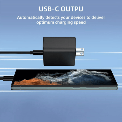 45W USBC Super Fast Wall Charger With 10FT USBC To USBC Cable For Samsung Galaxy S20 S21 Tab S8 Fas 1