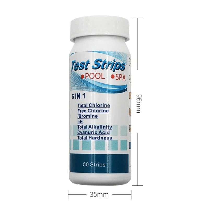 Chlorine Dip Test Strips For Hot Tub SPA  Swimming Pool PH Tester Paper Bottle For Accurate Water Q 10