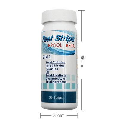 Chlorine Dip Test Strips For Hot Tub SPA  Swimming Pool PH Tester Paper Bottle For Accurate Water Q 10