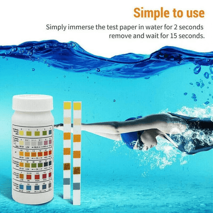 Chlorine Dip Test Strips For Hot Tub SPA  Swimming Pool PH Tester Paper Bottle For Accurate Water Q 3