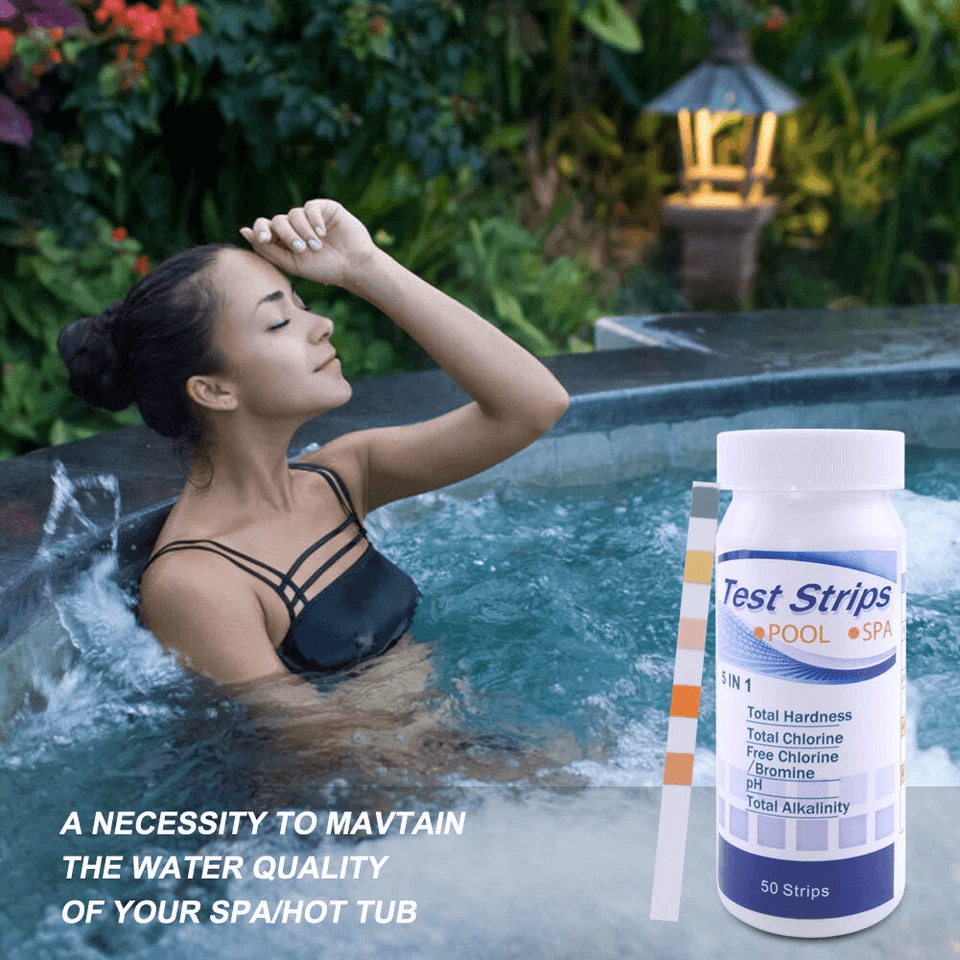 Chlorine Dip Test Strips For Hot Tub SPA  Swimming Pool PH Tester Paper Bottle For Accurate Water Q 1