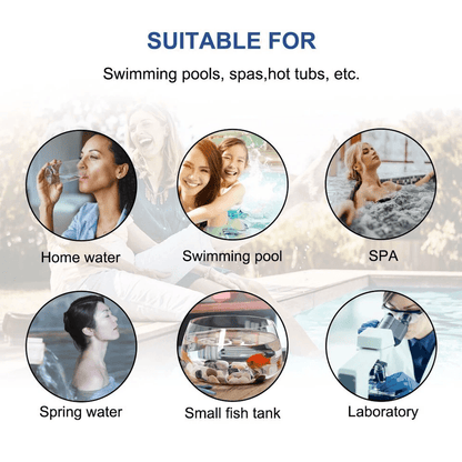 Chlorine Dip Test Strips For Hot Tub SPA  Swimming Pool PH Tester Paper Bottle For Accurate Water Q 9