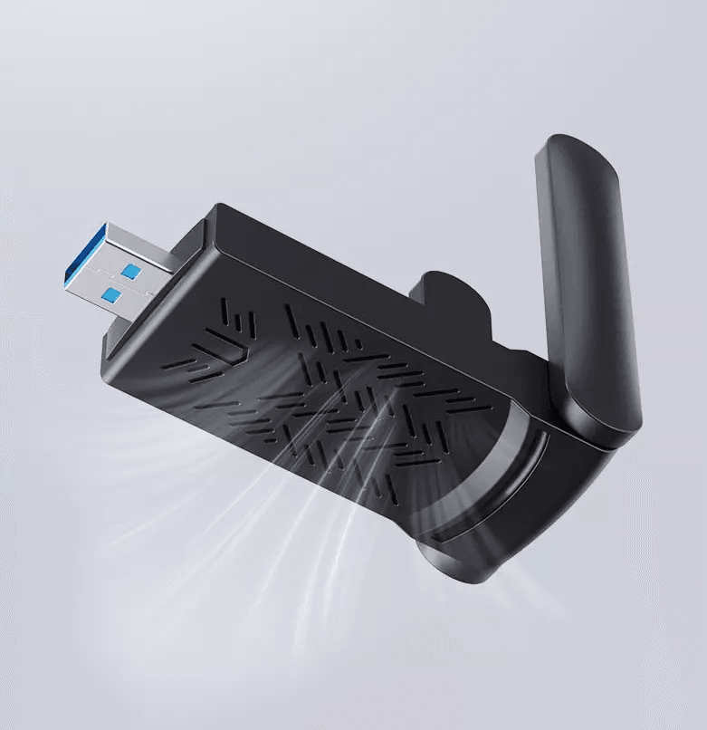 1300Mbps Long Range AC1300 Dual Band 5GHz Wireless USB 30 WiFi Adapter With HighGain Antennas 5