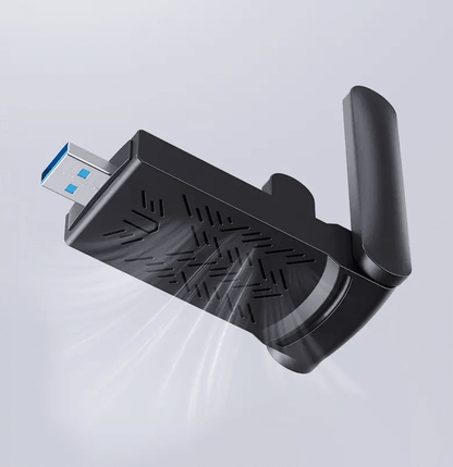 1300Mbps Long Range AC1300 Dual Band 5GHz Wireless USB 30 WiFi Adapter With HighGain Antennas 5