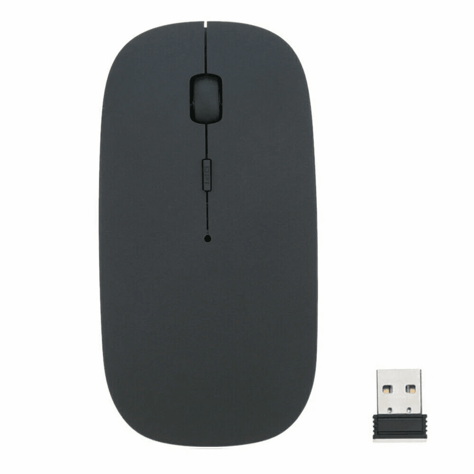 USB Wireless Optical Mouse Silent Click Mice For Apple Mac MacBook Pro Air And PC Ergonomic TravelF 5