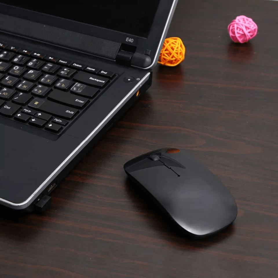 USB Wireless Optical Mouse Silent Click Mice For Apple Mac MacBook Pro Air And PC Ergonomic TravelF 2