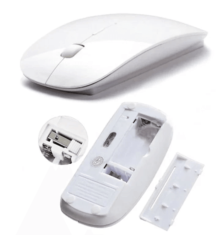 USB Wireless Optical Mouse Silent Click Mice For Apple Mac MacBook Pro Air And PC Ergonomic TravelF 13