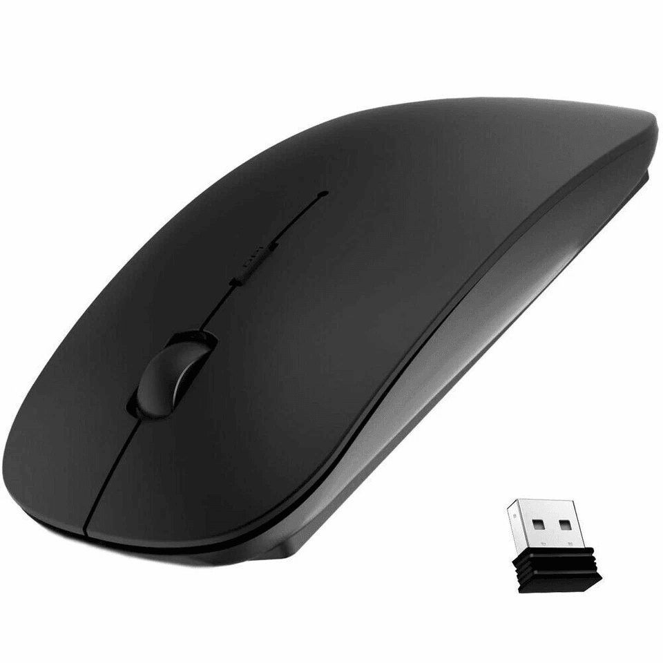 USB Wireless Optical Mouse Silent Click Mice For Apple Mac MacBook Pro Air And PC Ergonomic TravelF 6