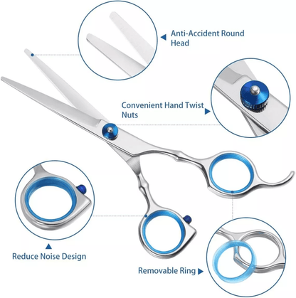 Professional Hair Cutting Thinning Scissors Set Premium Stainless Steel Hairdressing Salon Kit For  14