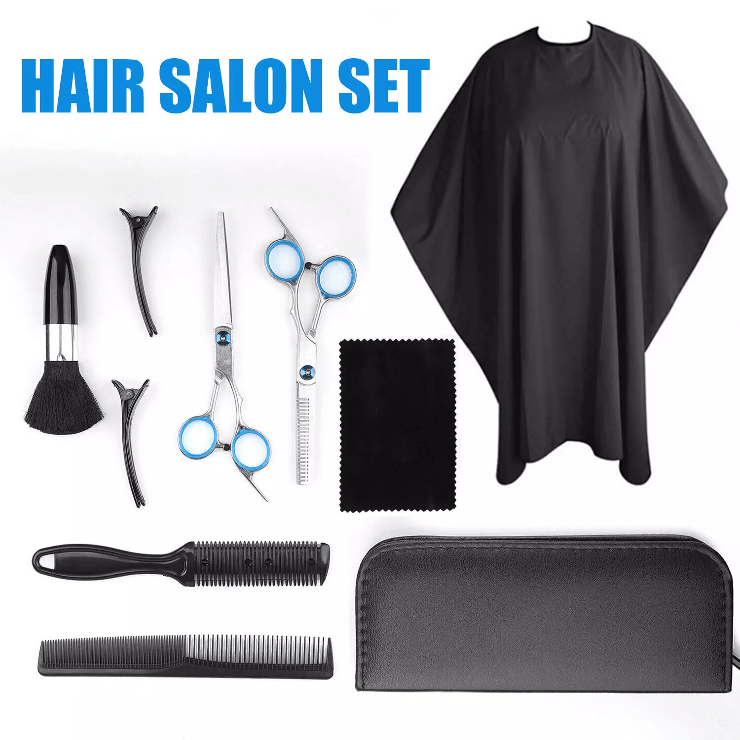 Professional Hair Cutting Thinning Scissors Set Premium Stainless Steel Hairdressing Salon Kit For  9