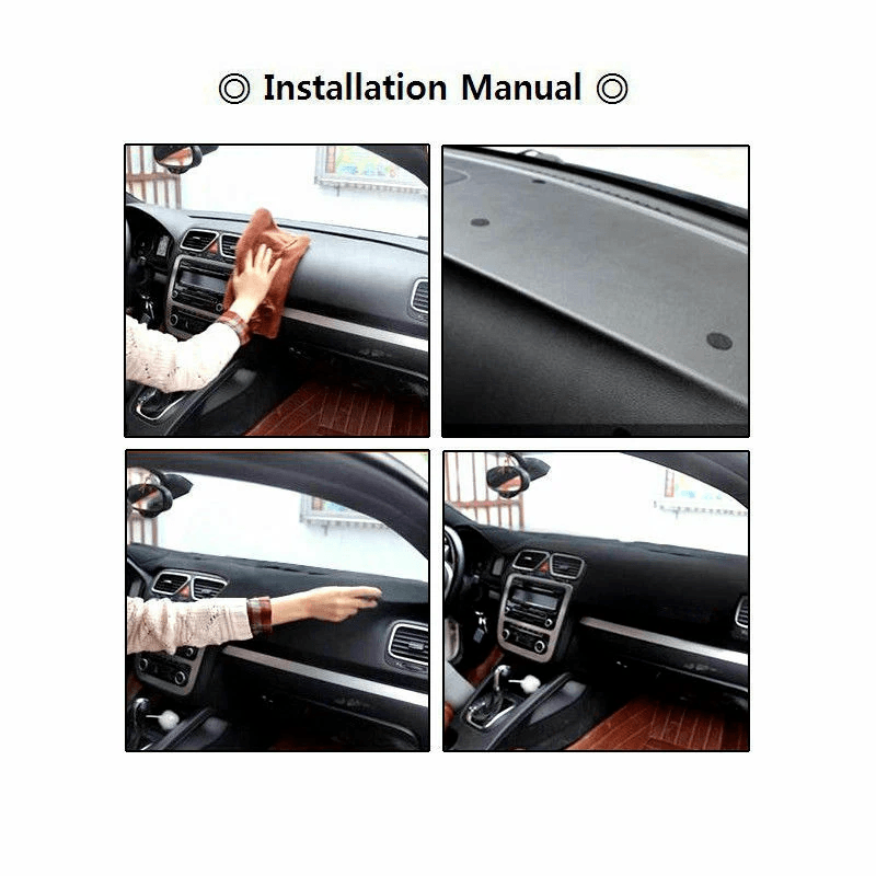 Dashboard Mat Dash Cover Carpet For 19982001 Dodge Ram 1500 2500 3500 NonSlip Suede Dash Protector 3
