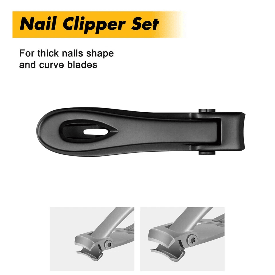 Extra Large Toe Nail Clippers For Thick Hard Nails Heavy Duty Stainless Steel Cutter For Ingrown Or