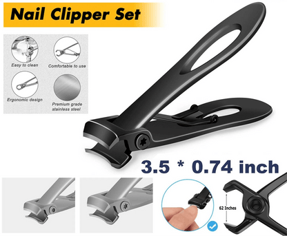 Extra Large Toe Nail Clippers For Thick Hard Nails Heavy Duty Stainless Steel Cutter For Ingrown Or