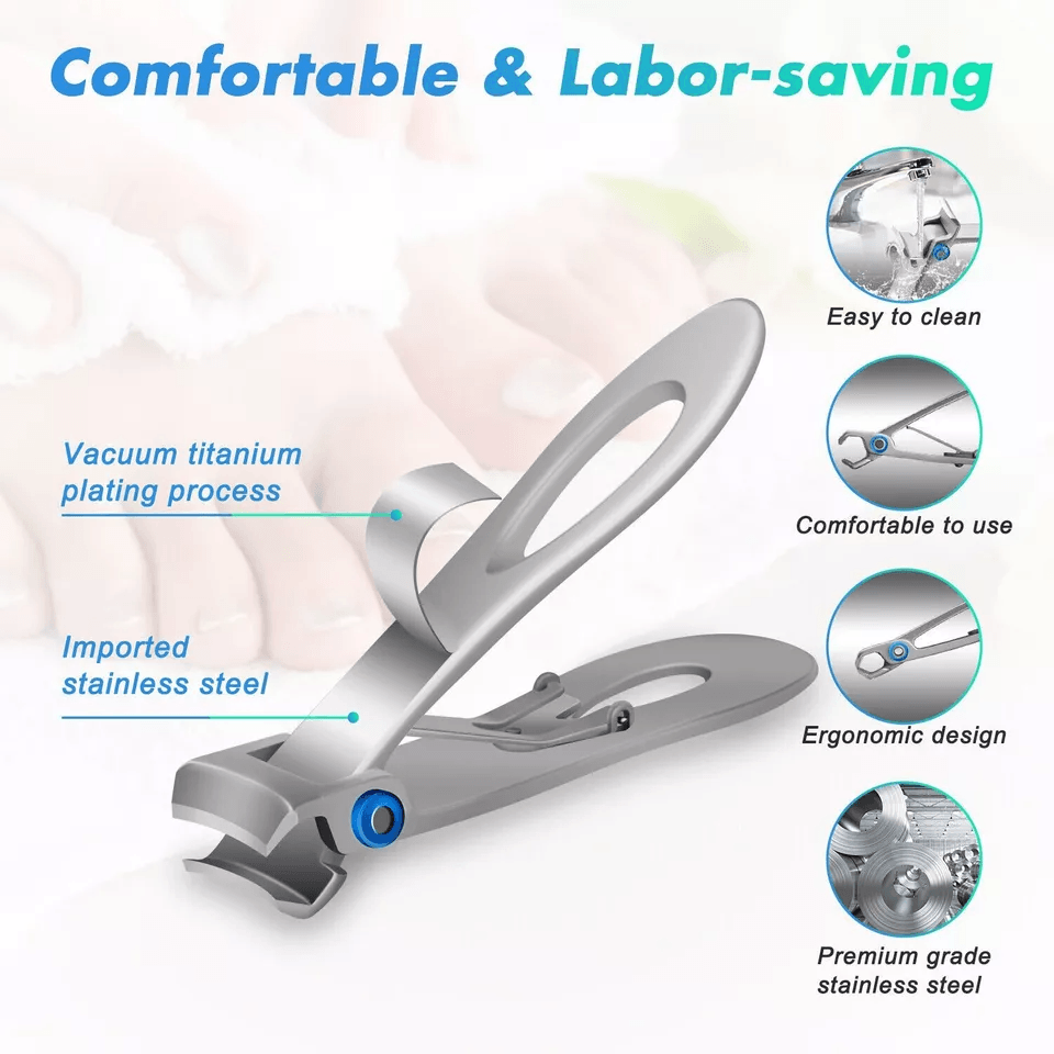Extra Large Toe Nail Clippers For Thick Hard Nails Heavy Duty Stainless Steel Cutter For Ingrown Or