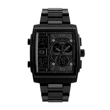 Chronograph Mens Digital Army Military Sport Quartz Analog Waterproof Watch  50M LED Backlight Shoc 2