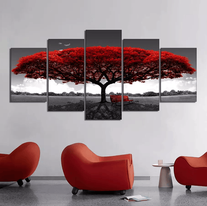 Landscape Canvas Wall Art Set, Modern Living Room Decor Paintings