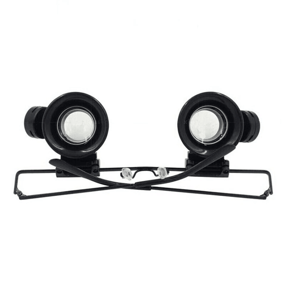 Professional Magnification Magnifier Glasses With Adjustable LED Light Ideal For Jewelry Watch Repa 2