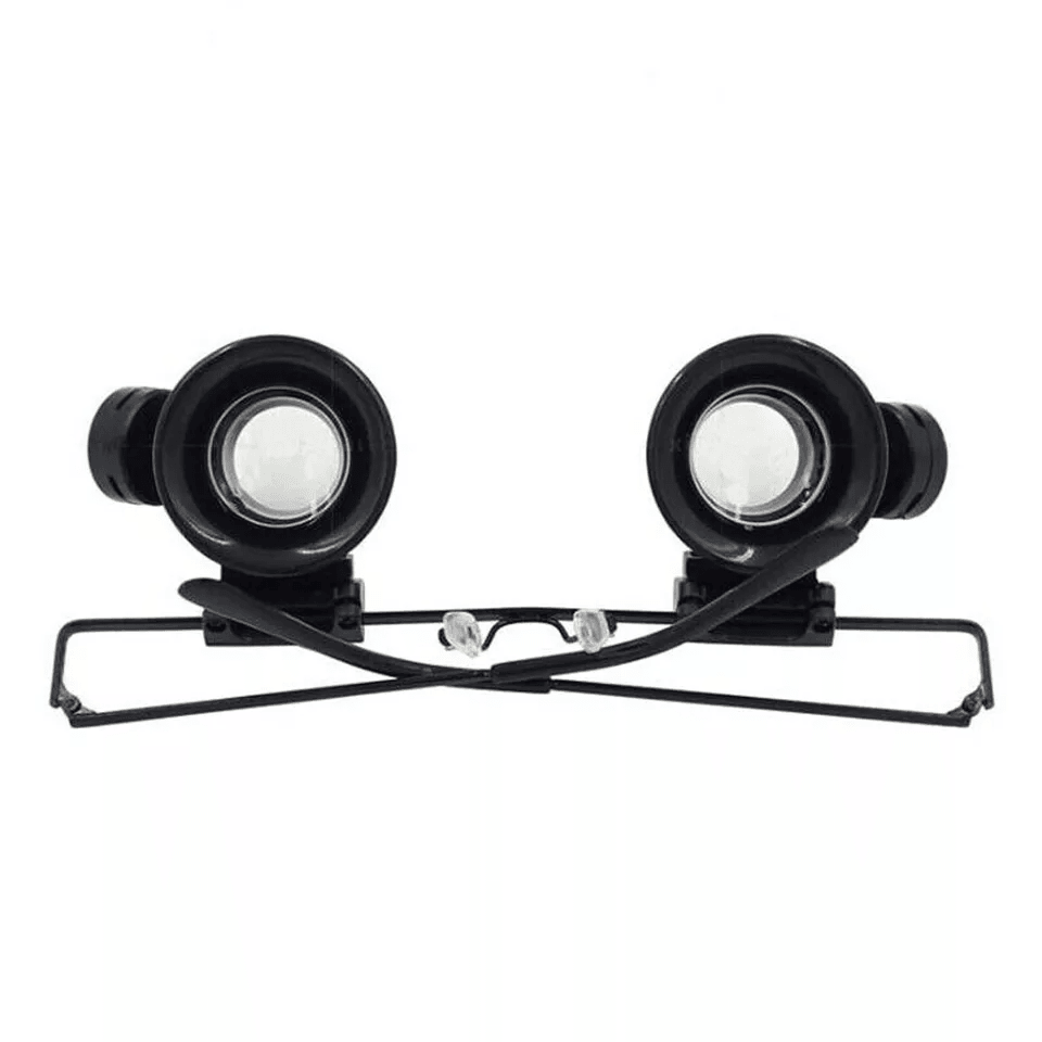Professional Magnification Magnifier Glasses With Adjustable LED Light Ideal For Jewelry Watch Repa 8