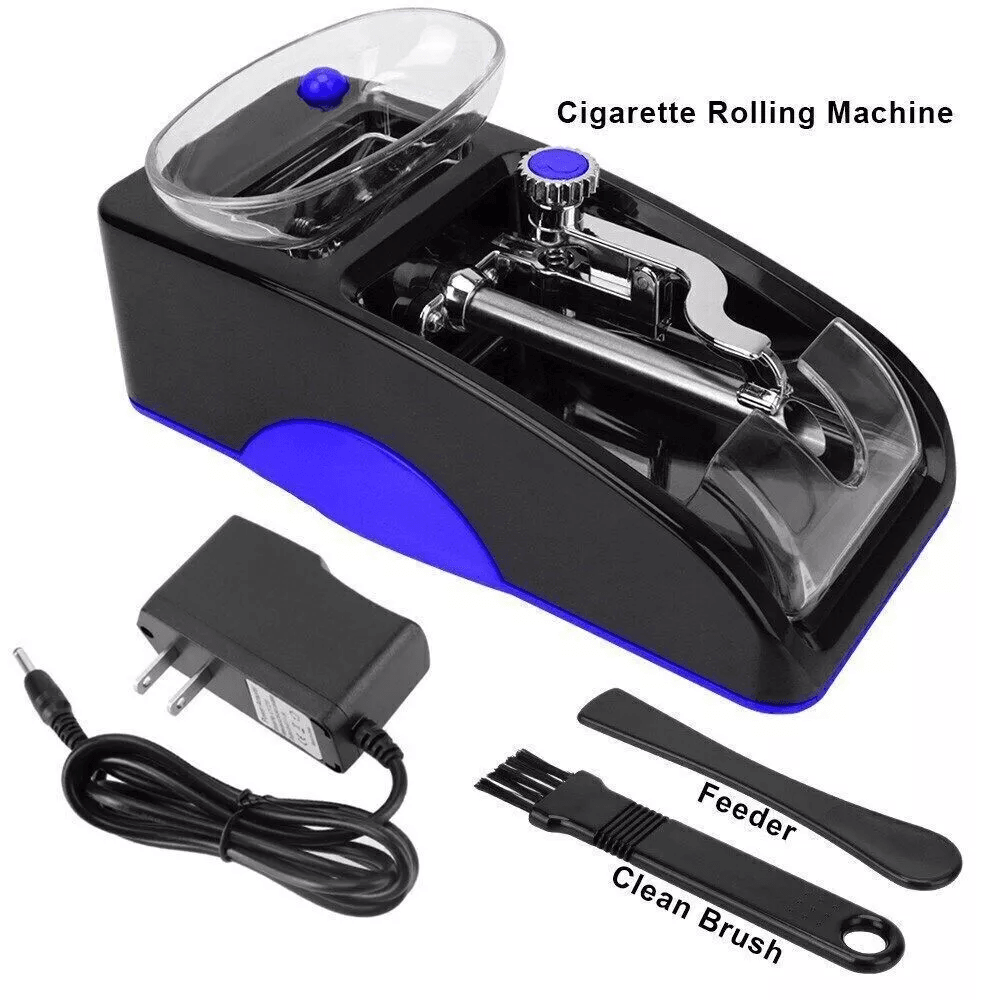 Cigarette Machine Automatic Electric Rolling Roller Tobacco Injector Maker Stainless Steel DIY Ciga 5