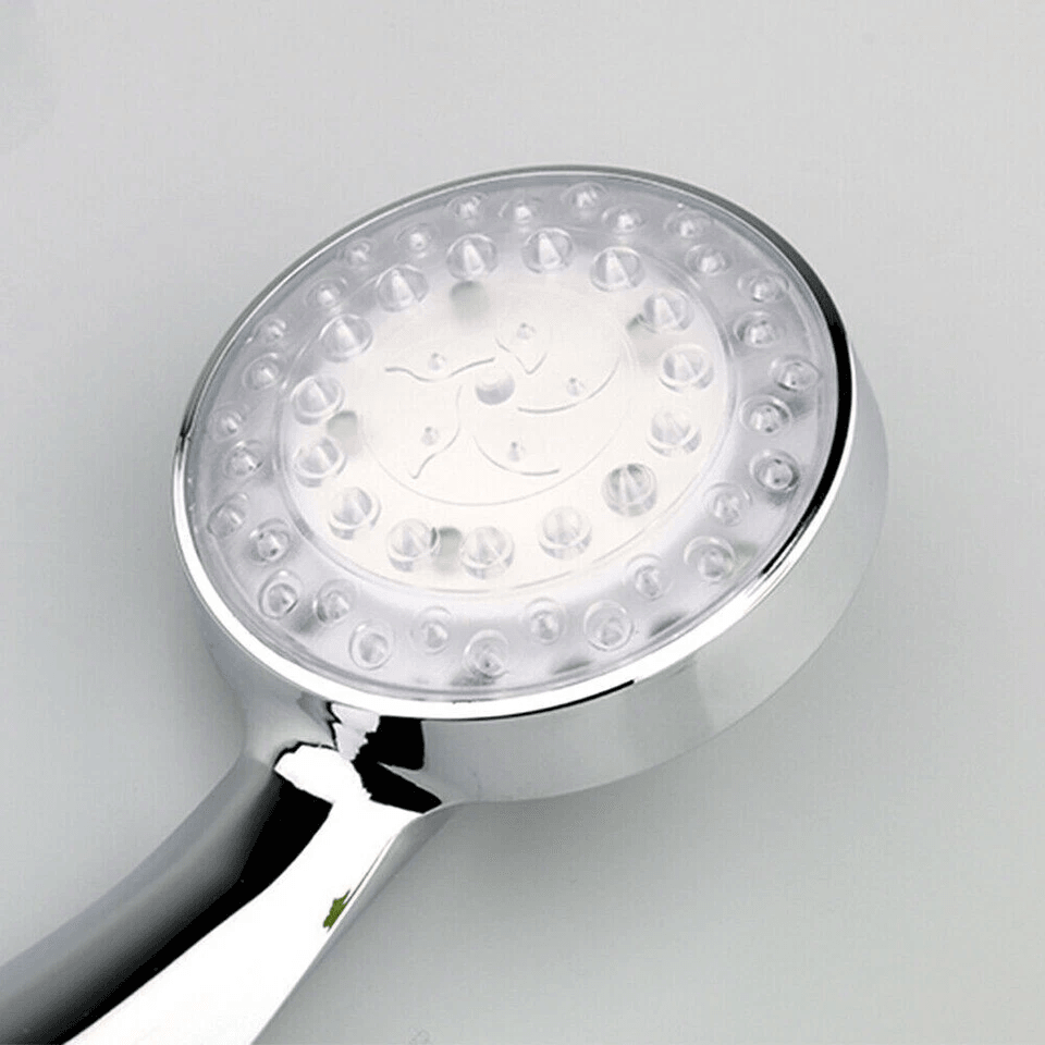 Handheld Color Changing LED Light Water Shower Head For Bathroom Glow Bath 3