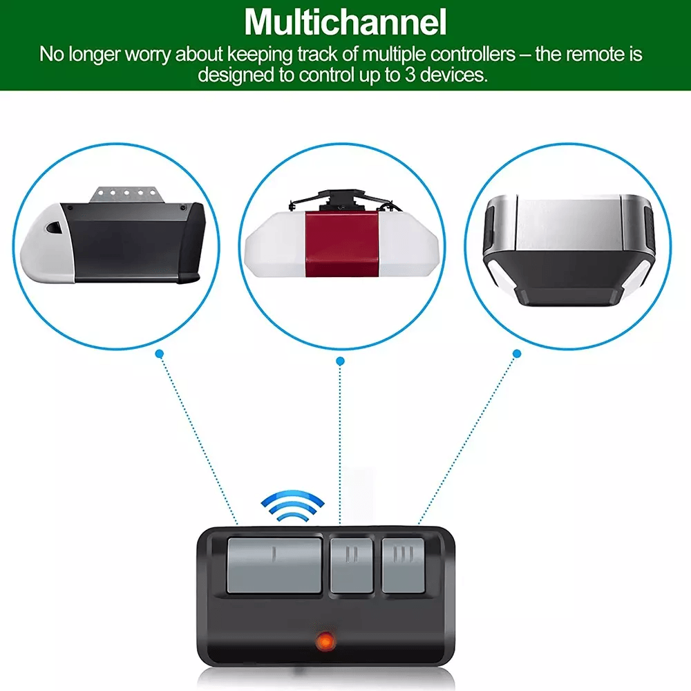 2 Pack Garage Door Opener Remote Compatible With Chamberlain LiftMaster Craftsman 893LM 953EVP2 Lea 8