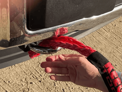 Soft Shackle Recovery Rope For SUV Winch  OffRoad Snatch Towing 1