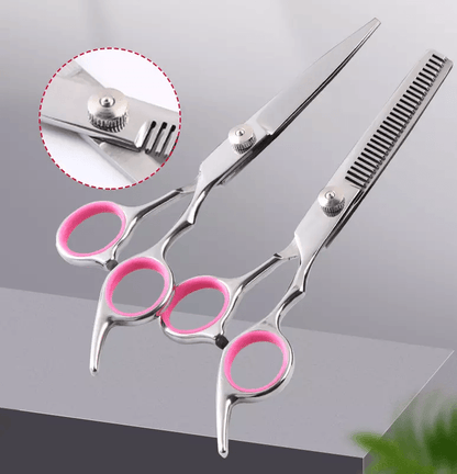 Professional Pet Grooming Scissors Kit Stainless Steel Curved Thinning  Straight Shears For Dogs  C 2