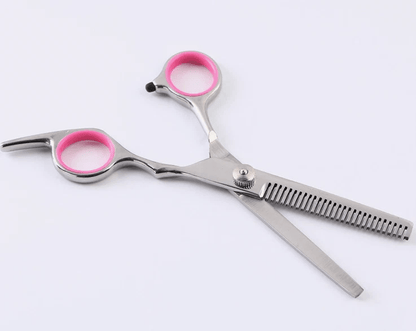 Professional Pet Grooming Scissors Kit Stainless Steel Curved Thinning  Straight Shears For Dogs  C 11