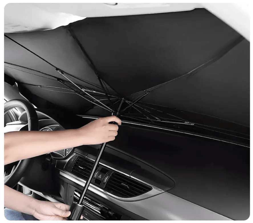 Car Windshield Sun Shade Foldable Umbrella Front Window Cover Visor UV  Heat Protection For SUV Tru 12