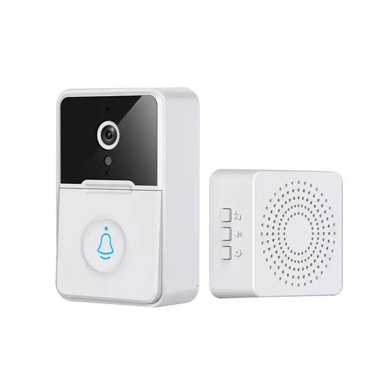 Wireless Security Smart WiFi Doorbell With Intercom Video Camera 2Way Audio  Chime Door Ring Bell F